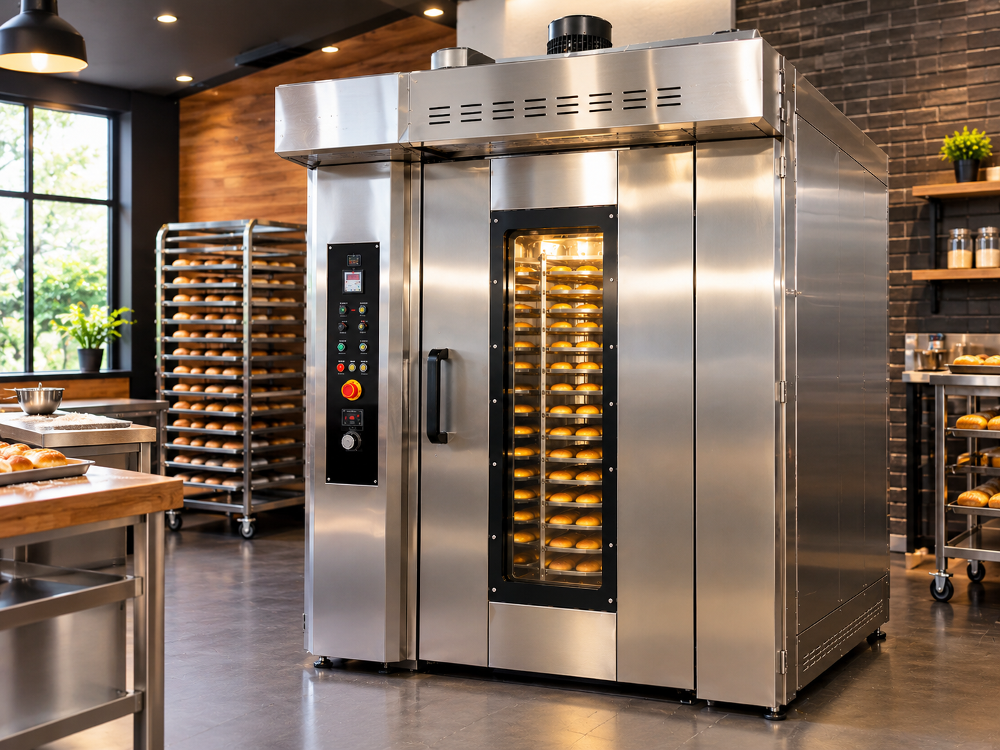 18 Tray Commercial Rotary Rack Oven