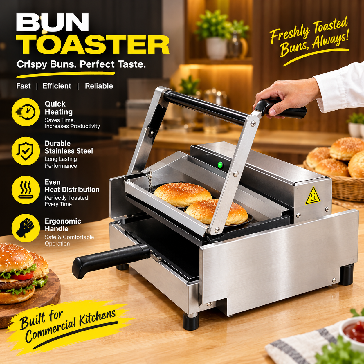 Commercial Bun Toaster