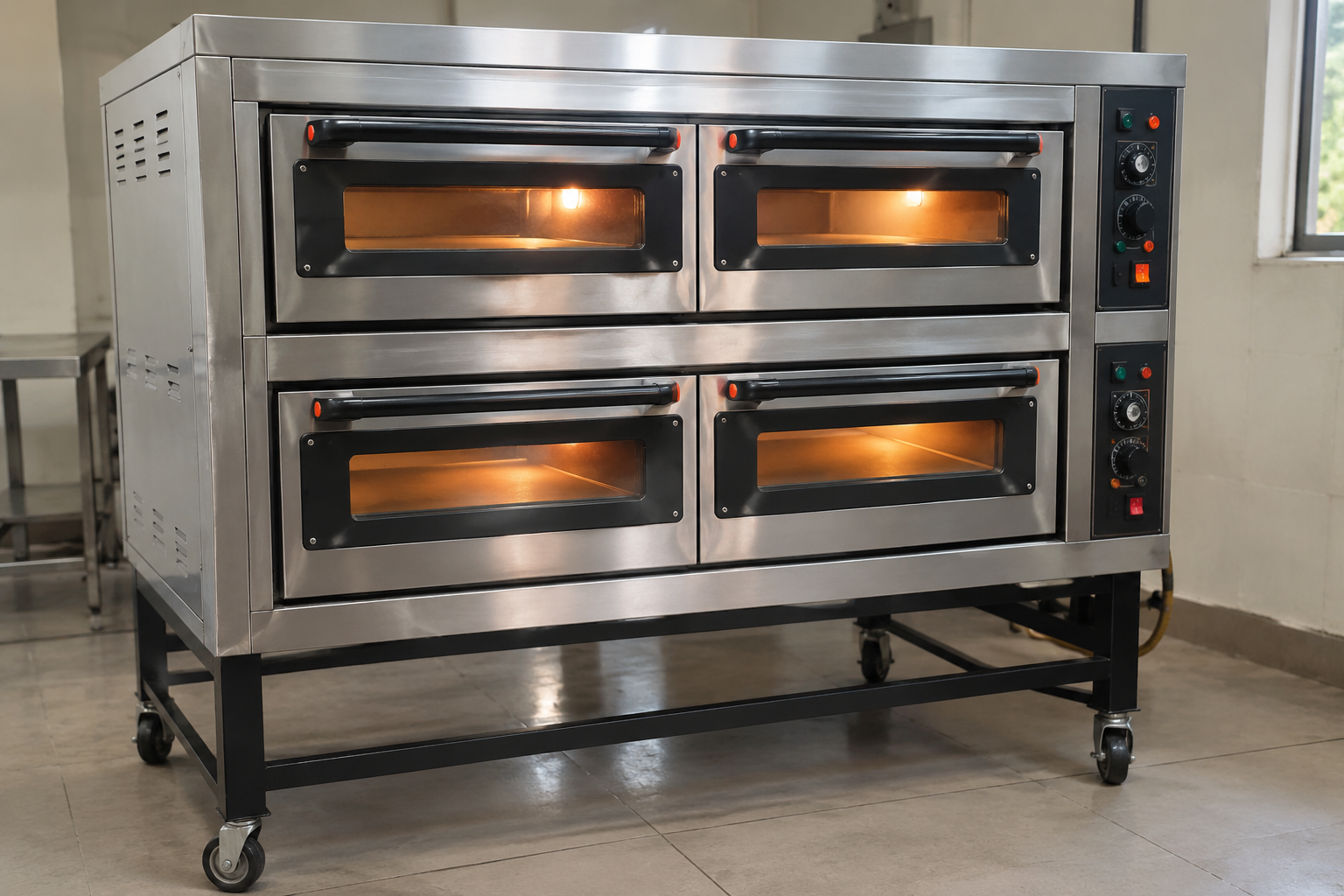 2 Deck 4 Tray Gas Deck Oven