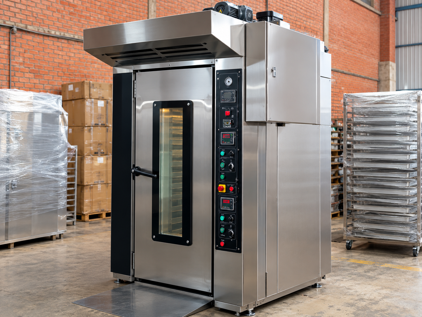 18 Tray Diesel Rotary Rack Oven