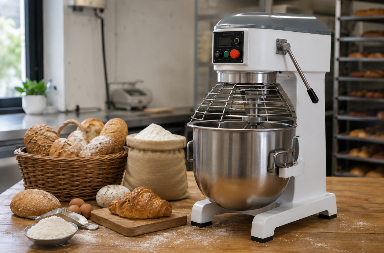 Boost Your Bakery Efficiency: The 40-Liter Planetary Mixer