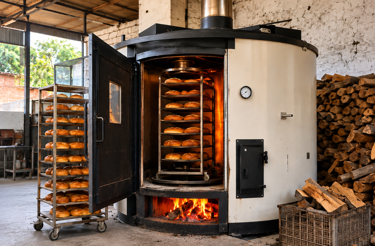 Rotary Rack Oven | Wood Fired Rack Oven